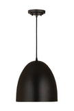 Z-Lite - 6012P12-SBK - One Light Pendant - Z-Studio - Satin Black