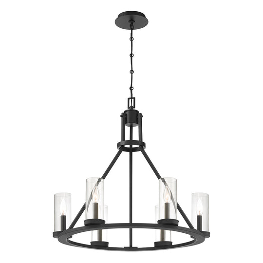 Eurofase - 38220-012 - Six Light Chandelier - Nerito - Matte Black