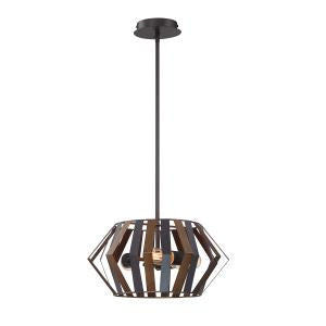 Eurofase - 38267-017 - Three Light Pendant/Semi Flushmount - Bevelo - Wood/Bronze