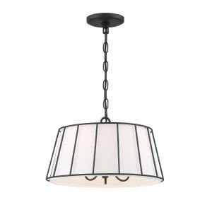 Eurofase - 38272-011 - Three Light Pendant - Adelaide - Matte Black