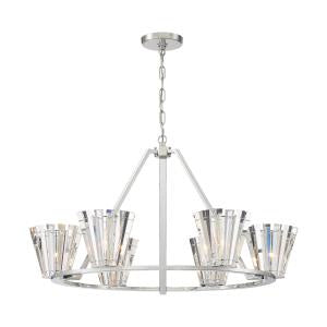 Eurofase - 38866-012 - Six Light Chandelier - Ricca - Chrome