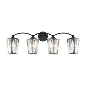 Eurofase - 39331-038 - Four Light Bathbar - Natalia - Black