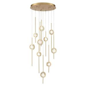 Eurofase - 39464-026 - LED Chandelier - Barletta - Brass Anodized Aluminum