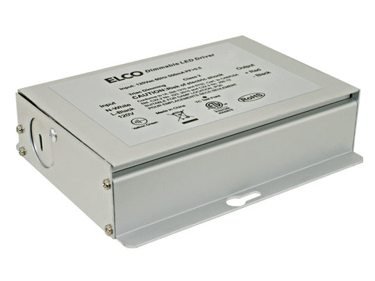 Elco Lighting - DRVE12V24DW - Electronic Led Driver 12Vdc 24W Dimmable