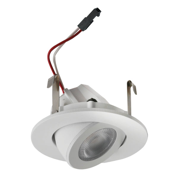 Elco Lighting - E218C1827W - 2" Adjstbl Led Gmbl Hi Lume 27K - All White