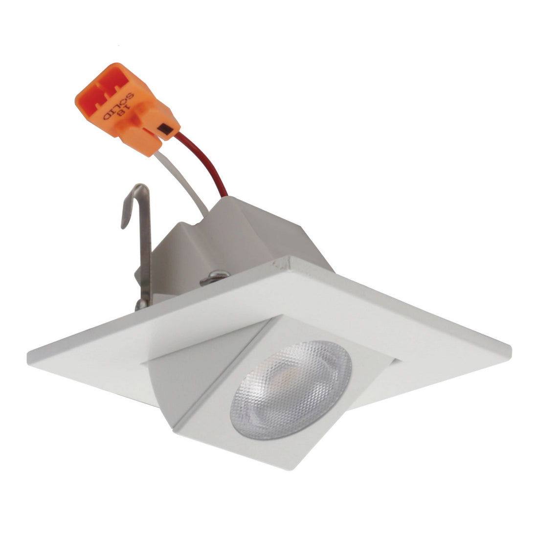 Elco Lighting - E219C0627W - 2" Adjstbl Sqr Led Gmbl Trim 600Lmn 27K - All White