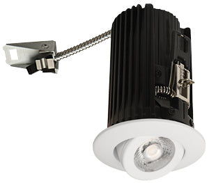 Elco Lighting - E2L18F27W - 2" Round Adjstbl 35Deg Beam Angle 27K - All White