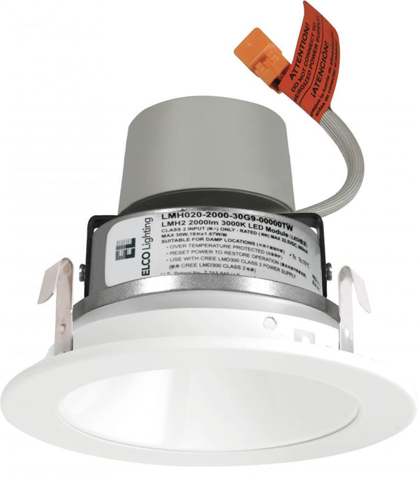 Elco Lighting - E410R0827W - 4" Led Wht Rflctr Insert W/Drvr 850Lmn - All White