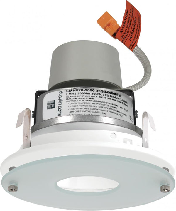 Elco Lighting - E412R0827W - 4"Led Insrt Drop Gls 850Lmn 27K Wht - All White