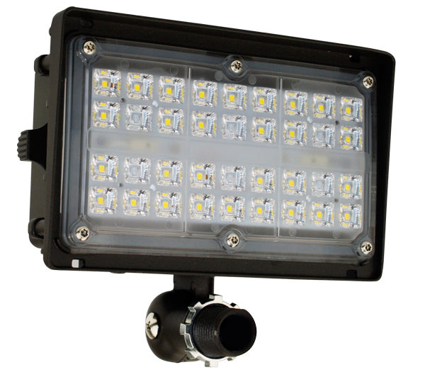 Elco Lighting - EFL1550S - 15W Led Flood Lgt 120/277V 5000K - Dark Bronze