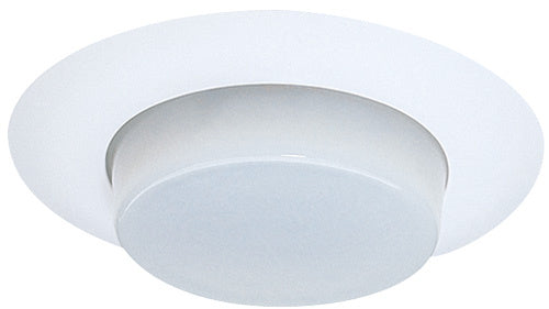 Elco Lighting - EL116W - 6" Drop Opal Shwr Trm - All White