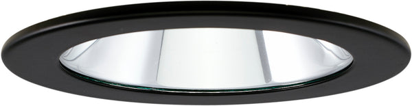 Elco Lighting - EL1411B - 4" L.V. Clr Rflctr W/Clr Lens - All Black