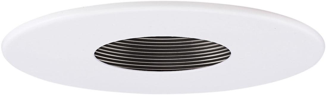 Elco Lighting - EL1423B - 4" Adjstbl Pinhole - Black with White Trim