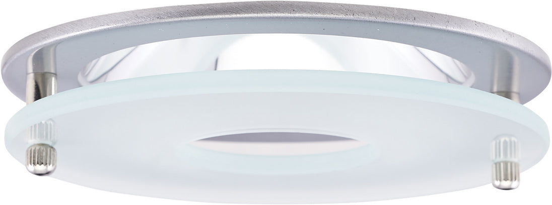 Elco Lighting - EL1426N - 4" Rflctr Trim W/Suspended Frstd Glass - Nickel Ring