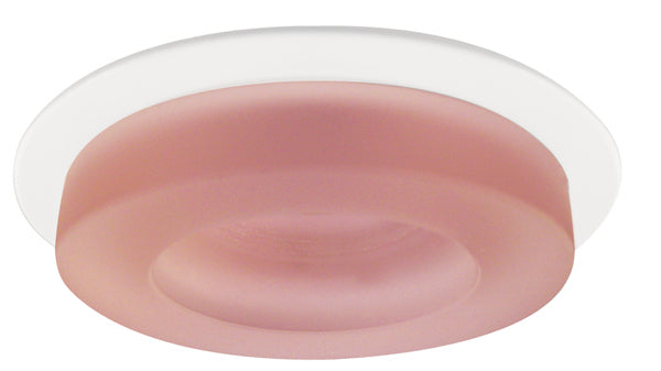 Elco Lighting - EL1452R - 4" Pink Glas Lv Trim - Red