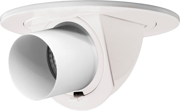 Elco Lighting - EL1487W - 4" Adjstbl Pull Down Trim W/Snoot - All White