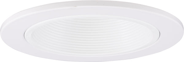 Elco Lighting - EL1493DW - 4" L.V. Wht Bffl W/Die Cast Wht Ring - All White