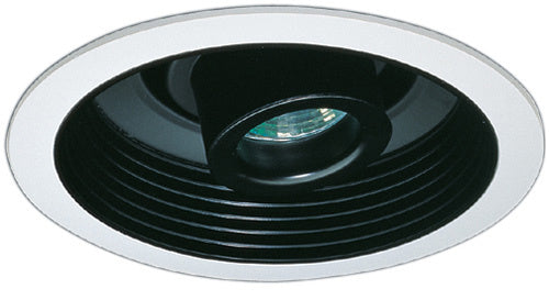 Elco Lighting - EL1510B - 6" Lv Trim W/Trans - Black with White Trim