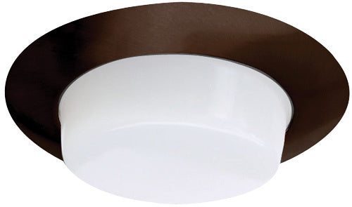 Elco Lighting - EL16BZ - 6" Drop Opal Shwr Trim - All Bronze