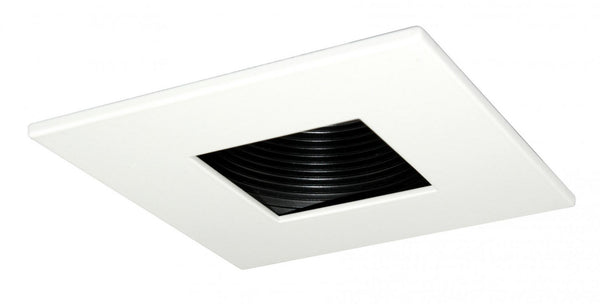 Elco Lighting - EL2384W - 3" Bffle Trim W/Sqr Pinhole - All White