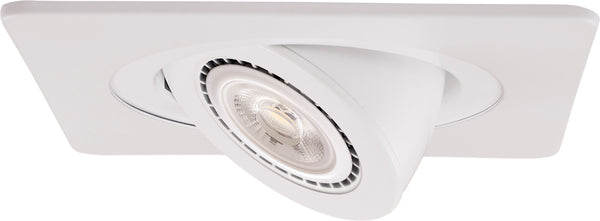 Elco Lighting - EL2388W - 3" Sqr Die Cast Adjstbl Pull Down Trim - All White