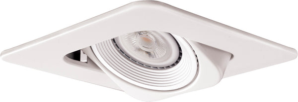 Elco Lighting - EL2440W - 4" L.V. Square Trim White - All White