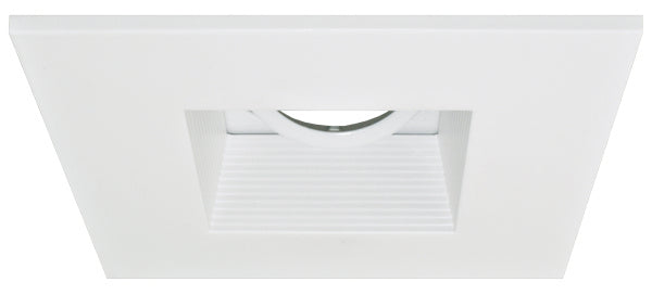 Elco Lighting - EL2484W - 4" Lv Die-Cast Sqr Trim Baffle - All White