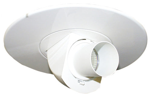 Elco Lighting - EL2587W - 6" Adjustable Spot W/Snoot - All White