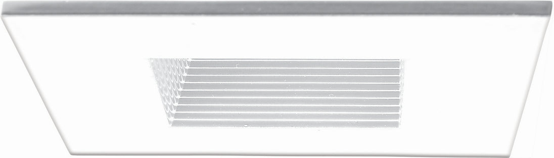 Elco Lighting - EL2983W - 4" Line Voltage Square Trim Metal Bffl - All White