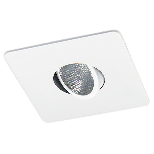 Elco Lighting - EL2985W - 4" Square Trim Par 20 Gimbal - White