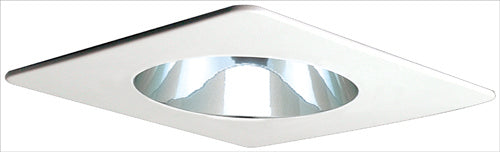 Elco Lighting - EL2999W - 4" Line Vltg Sqr Trim W/Rflctr - All White