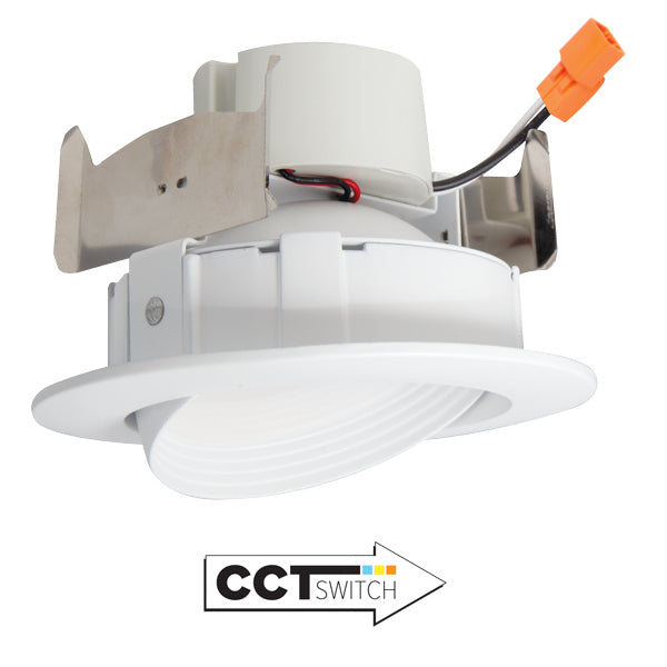 Elco Lighting - EL41427W - 4" Led Gmbl Insrt Dim 27K 700Lm - White