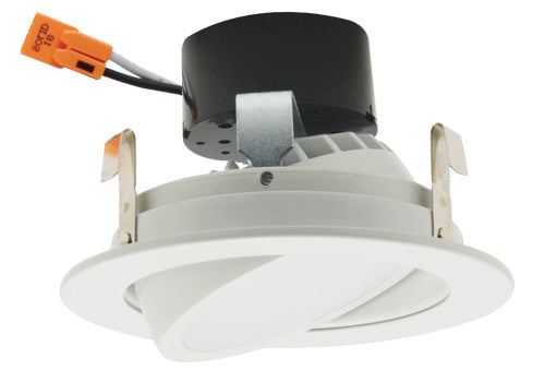 Elco Lighting - EL41627W - 4" Led Gimbal Insert 120V Dim 27K 650Lmn - White