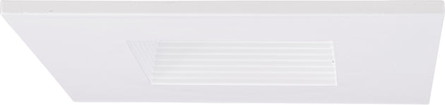 Elco Lighting - EL4584W - 4" Sqr On Sqr Bffl Trim W/3 Optic Lens - All White