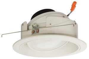 Elco Lighting - EL47627W - 6" Led Adjstbl Bffl Gmbl Insrt Par38 27K - All White