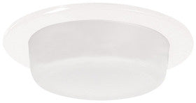 Elco Lighting - EL5116W - 5" Shower Trim W/Opal Lens & Rflctr - All White