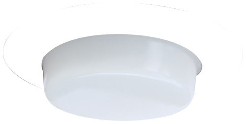 Elco Lighting - EL516W - 5" Drp Opal Shwr Trm - All White