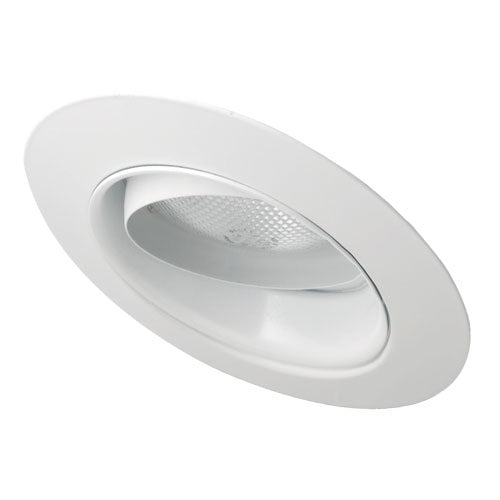 Elco Lighting - EL519WW - 5" Rgrsd Wht Eyeball Wht Rflctr - All White