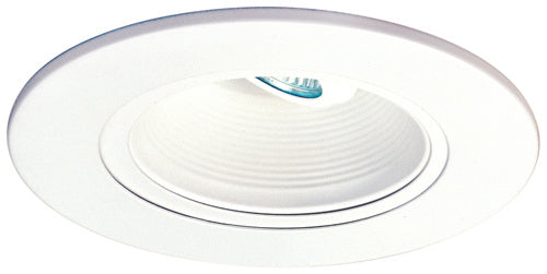 Elco Lighting - EL5493W - 5" L.V. Adjstbl Wht Bffl Trim - All White