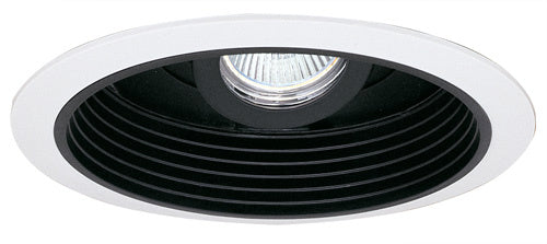 Elco Lighting - EL588B - 6" Adjstble Spot - Black with White Trim