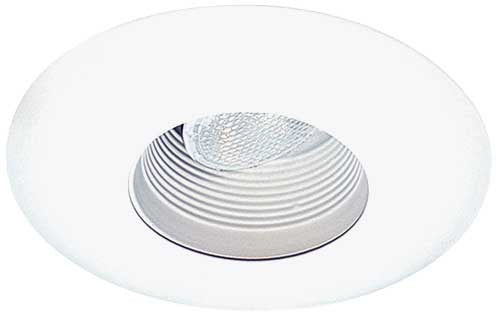 Elco Lighting - EL593W - 6" Trm W/ 3 3/8 Bfl - All White