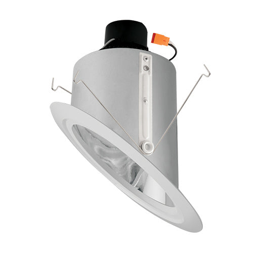 Elco Lighting - EL606C - 6" Rflctr For Super Slope Hsng - Clear with White Trim