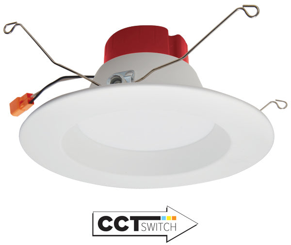 Elco Lighting - EL615CT5W - 5" & 6" 5Cct Led 950Lm Refl Insrt 27-50K - All White