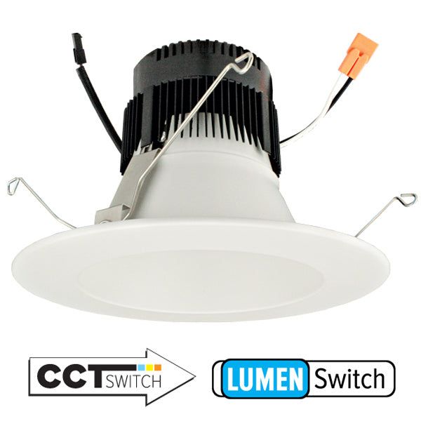 Elco Lighting - EL685CT5DW - 5/6" Insrt 0-10V 1000/1500/2000Lm 5Cct - All White