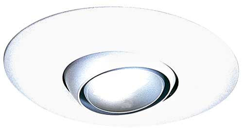 Elco Lighting - EL77W - 6" Eyeball For R20 Par20 - All White