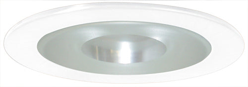 Elco Lighting - EL9115W - 4" Shwr Trim W/Rflctr W/Frstd Pnhole Gls - All White