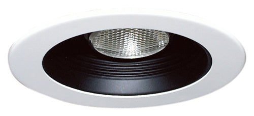 Elco Lighting - EL995B - 4" Adjustable - Black with White Trim