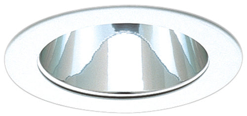 Elco Lighting - EL999DC - 4" Chrm Rflctr W/Die Cast Wht Ring - Clear with White Trim