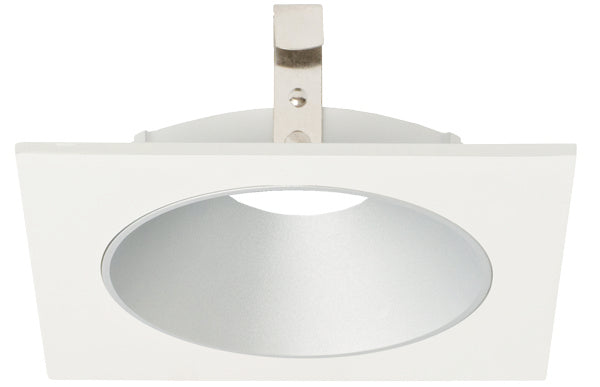 Elco Lighting - ELK4216H - 4" Die Cast Shallow Sqr Rflctr For Koto - Haze with White Trim