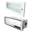 Elco Lighting - ELST83W - Die Cast Led Step Light Frosted Lens - All White